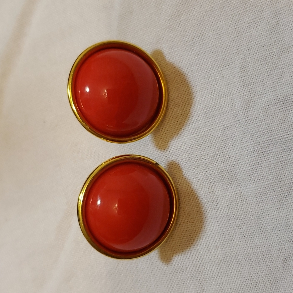Miriam Haskell Signed Vintage Earrings - image 1